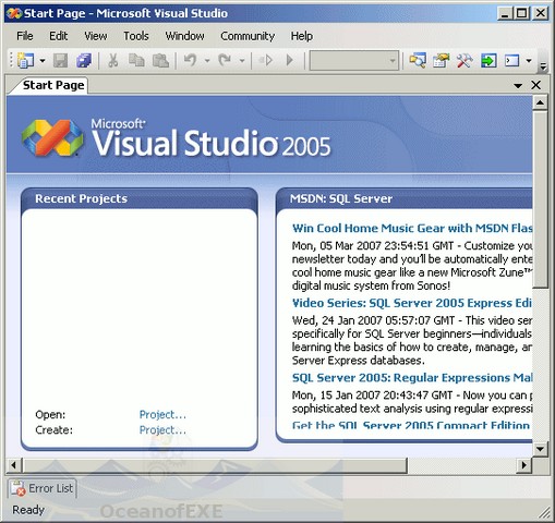 Visual Studio 2005 Offline installer Download Free