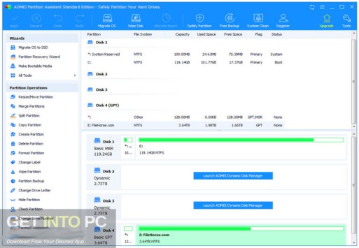 AOMEI Partition Assistant 2020 Offline Installer Download
