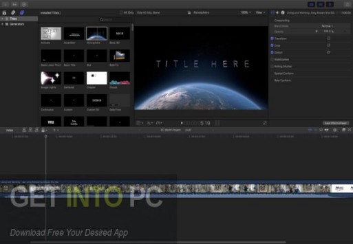 Download Apple Final Cut Pro X 10.4.3 for Mac