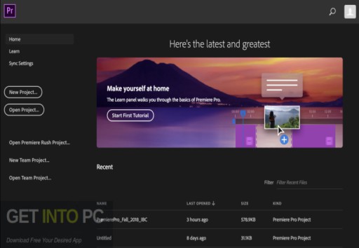 dobe Premiere Pro CC 2020 Free Download