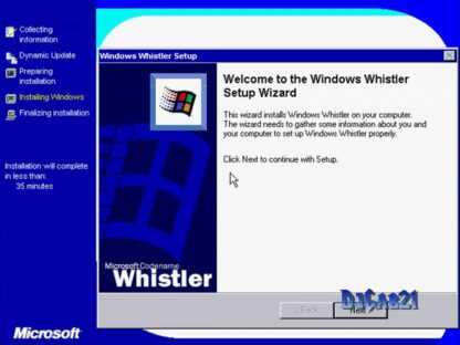 Windows Whistler ISO Free Download
