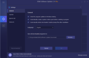 IObit Software Updater Pro Free Download