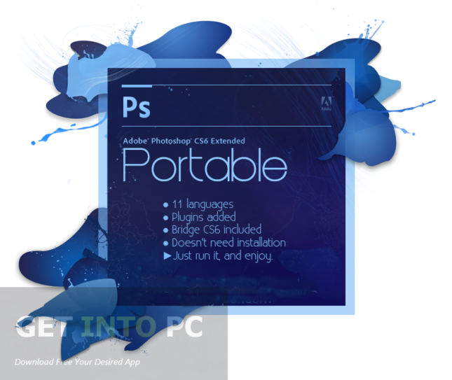 Adobe Photoshop Portable CS6 Free Download