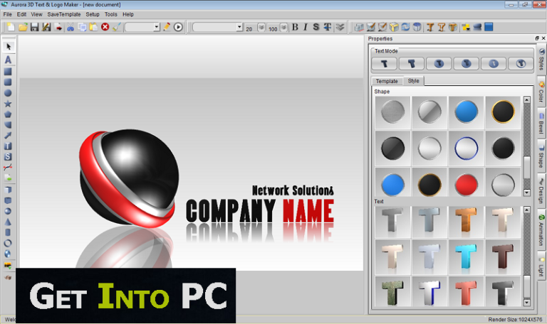 Aurora 3D Text & Logo Maker Free Download
