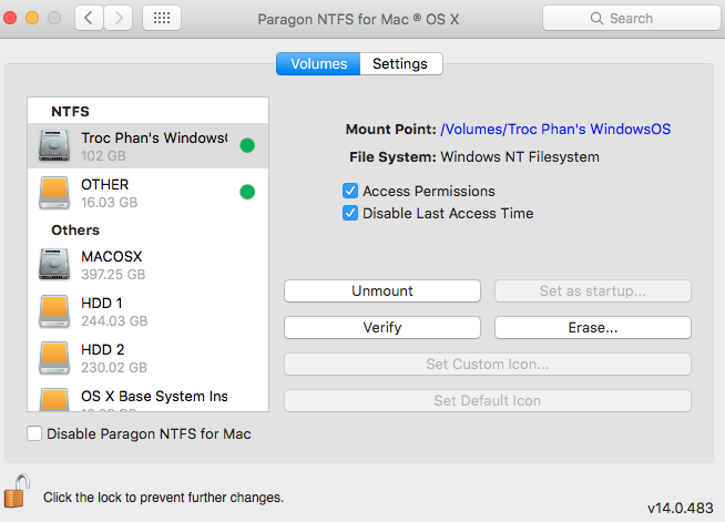 Paragon NTFS DMG for Mac Free Download