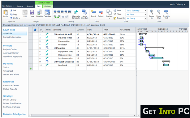Project Professional 2010 Free Download