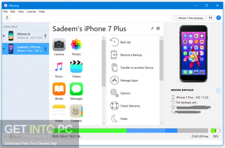 DigiDNA iMazing 2019 Free Download
