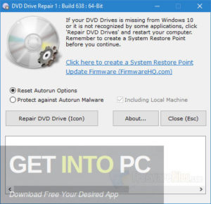 DVD Drive Repair Free Download