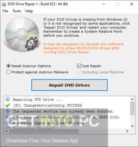 DVD Drive Repair Free Download
