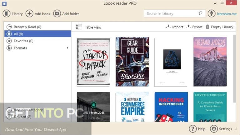 Icecream Ebook Reader Pro 2020 Free Download