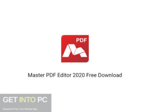 Master PDF Editor 2020 Free Download