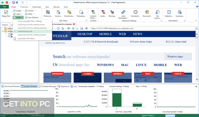 MetaProducts Offline Explorer Enterprise 2020 Free Download