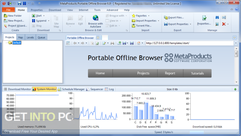MetaProducts Portable Offline Browser 2020 Free Download