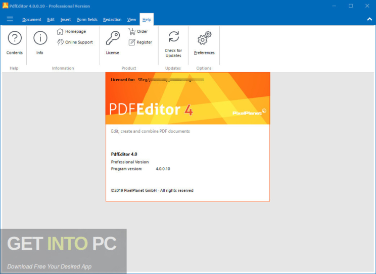 PixelPlanet PdfEditor 2020 Free Download