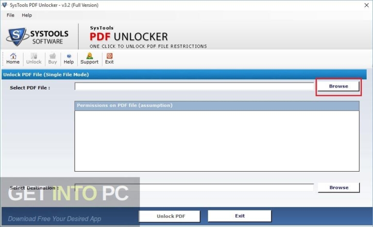SysTools PDF Unlocker Free Download