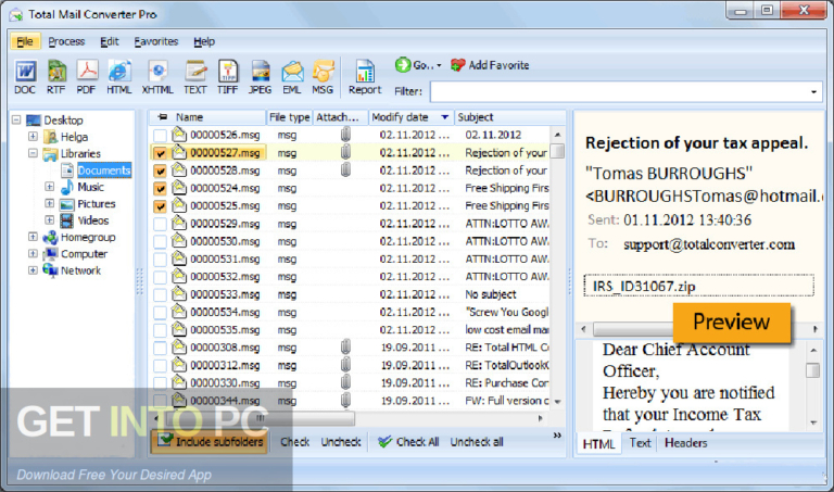 Total WebMail Converter Free Download