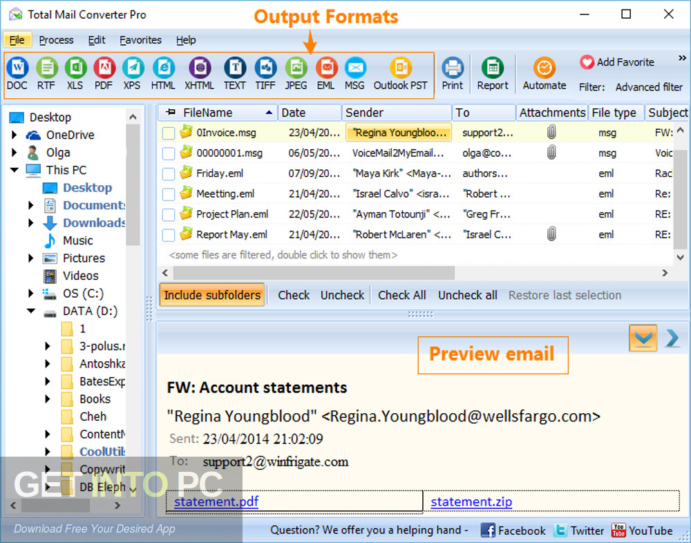 Total WebMail Converter Free Download