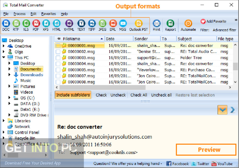 Total WebMail Converter Free Download