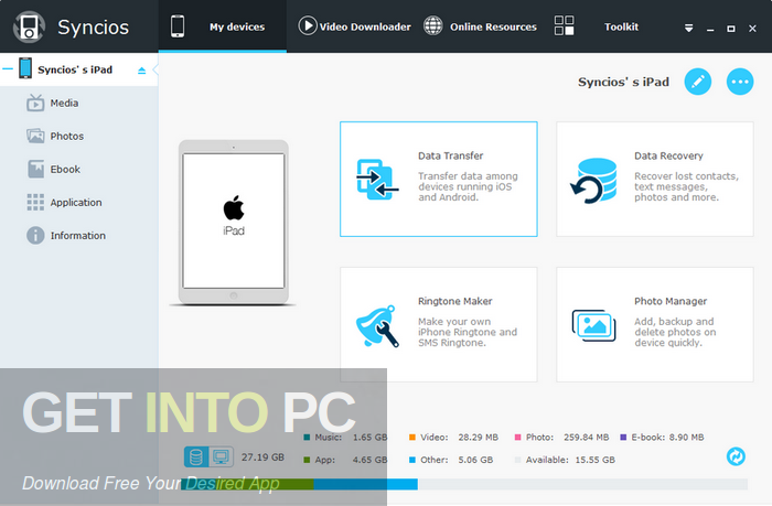 Anvsoft Syncios Professional 2020 Free Download