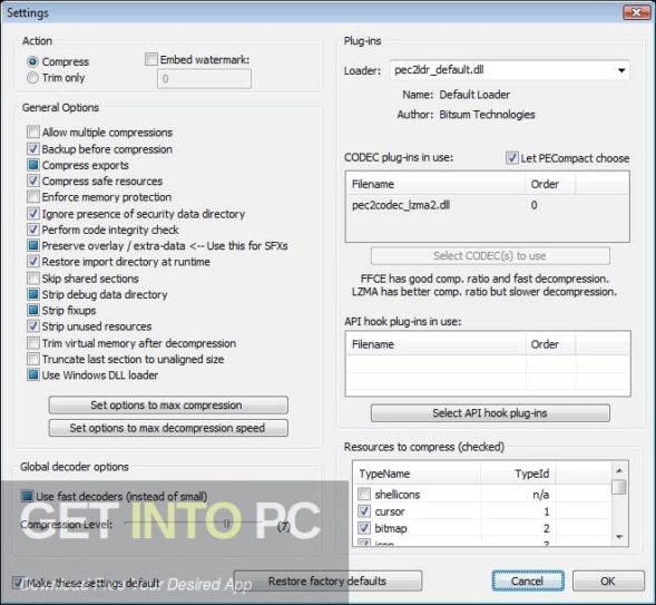 Bitsum PECompact Free Download