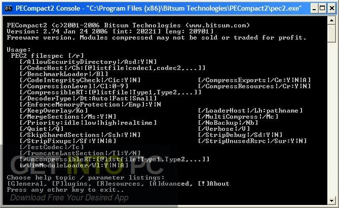 Bitsum PECompact Free Download