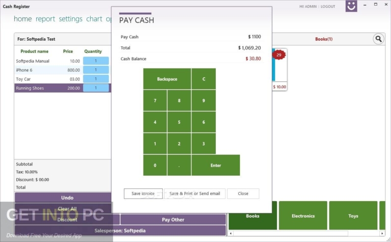 Cash Register Pro Free Download