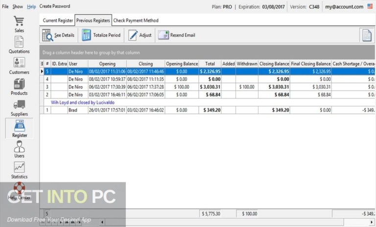 Cash Register Pro Free Download