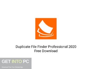 Duplicate File Finder Professional 2020 Free Download