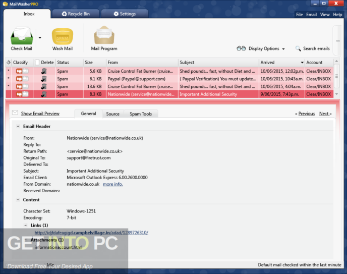 Firetrust MailWasher Pro 2020 Free Download
