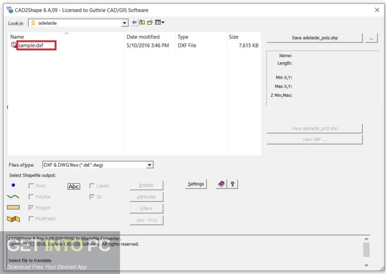guthrie CAD GIS Software 2020 Free Download
