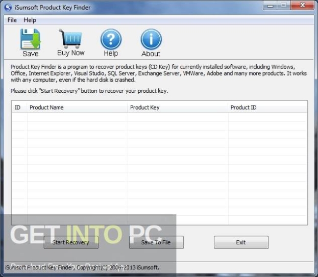 iSunshare Product Key Finder Free Download