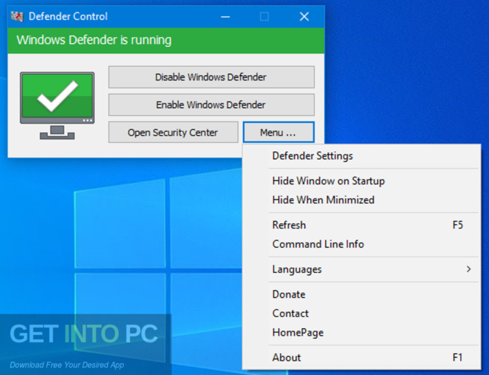 Windows Defender Easy Disabler Enabler Tool Script Free Download