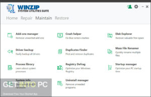 WinZip System Utilities Suite Free Download