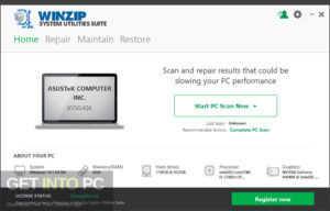 WinZip System Utilities Suite Free Download