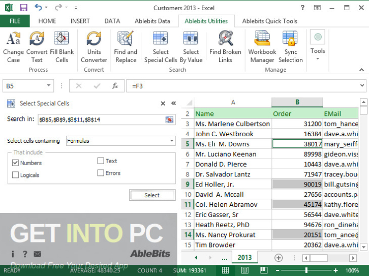 AbleBits Ultimate Suite for Excel 2021 Free Download
