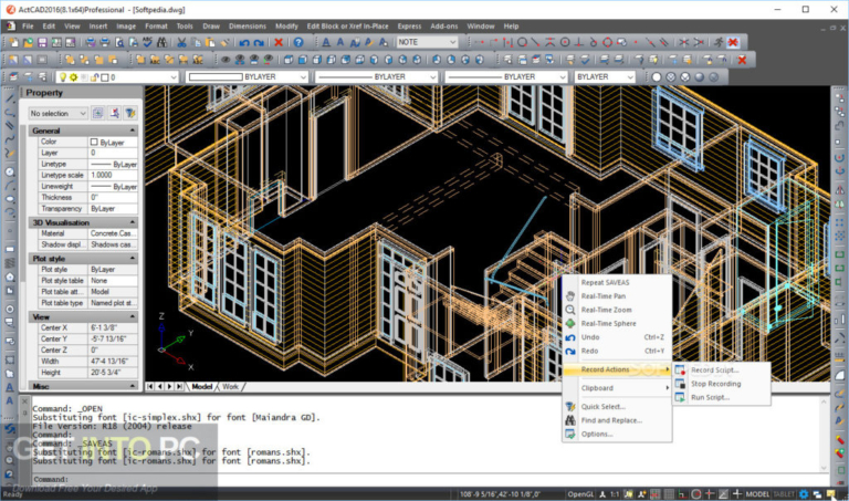 ActCAD Professional 2021 Free Download