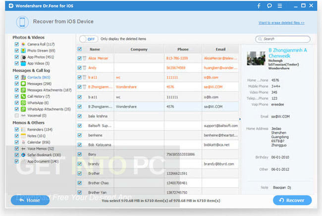 Wondershare Dr.Fone Toolkit for iOS / Android Download