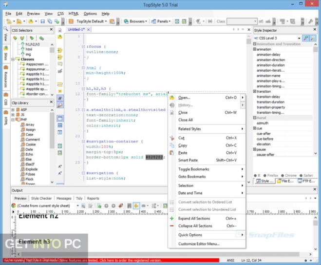 Allaire HomeSite Edit the HTML Free Download