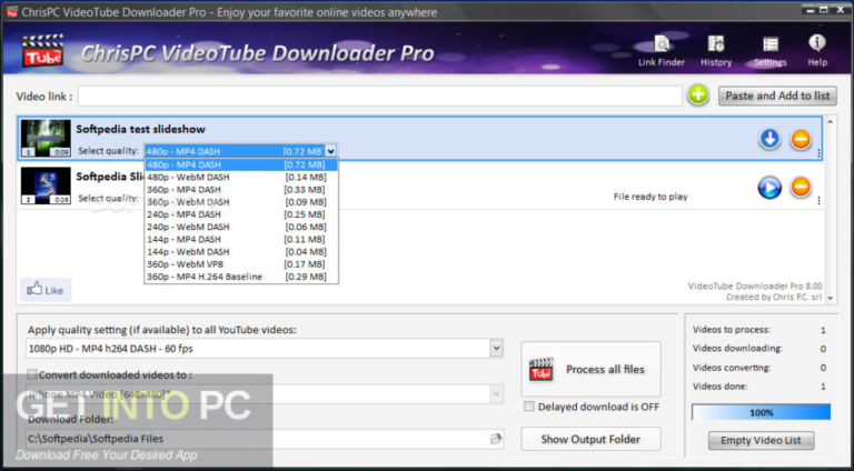 ChrisPC VideoTube Downloader Pro Free Download