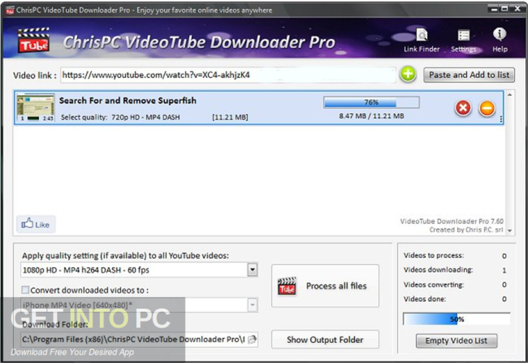 ChrisPC VideoTube Downloader Pro Free Download