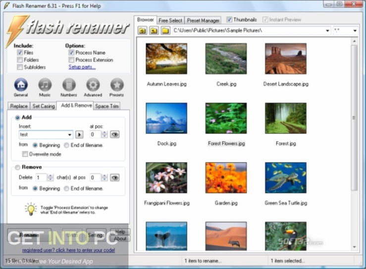 Flash Renamer Free Download