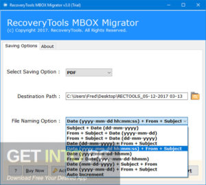 RecoveryTools MBOX Migrator 2021 Free Download