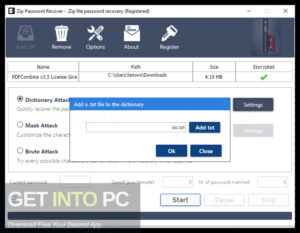 ZIP Password Recover Free Download