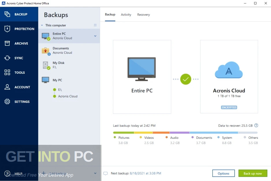 Acronis Cyber Protect Home Office Free Download