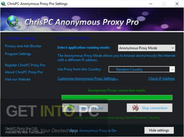 ChrisPC Anonymous Proxy Pro 2021 Free Download