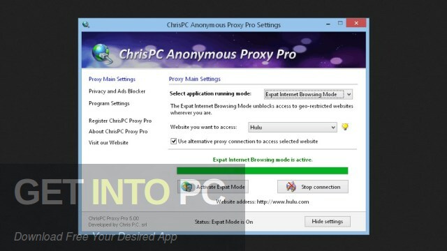ChrisPC Anonymous Proxy Pro 2021 Free Download