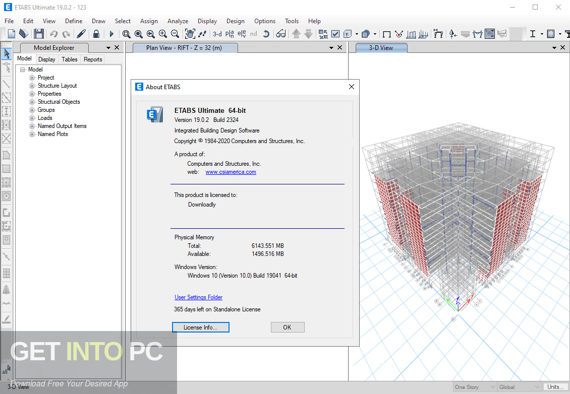 CSI ETABS Ultimate 2021 Free Download