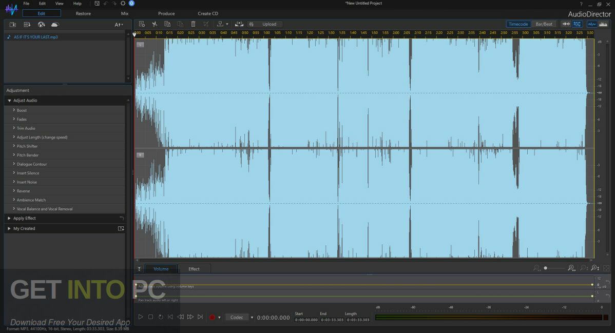 CyberLink AudioDirector Ultra 2021 Free Download