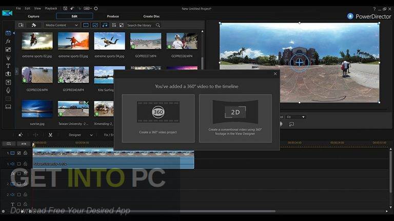 CyberLink PowerDirector Ultimate 2021 Free Download