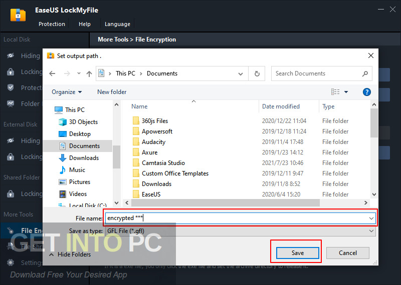 EaseUS LockMyFile Free Download